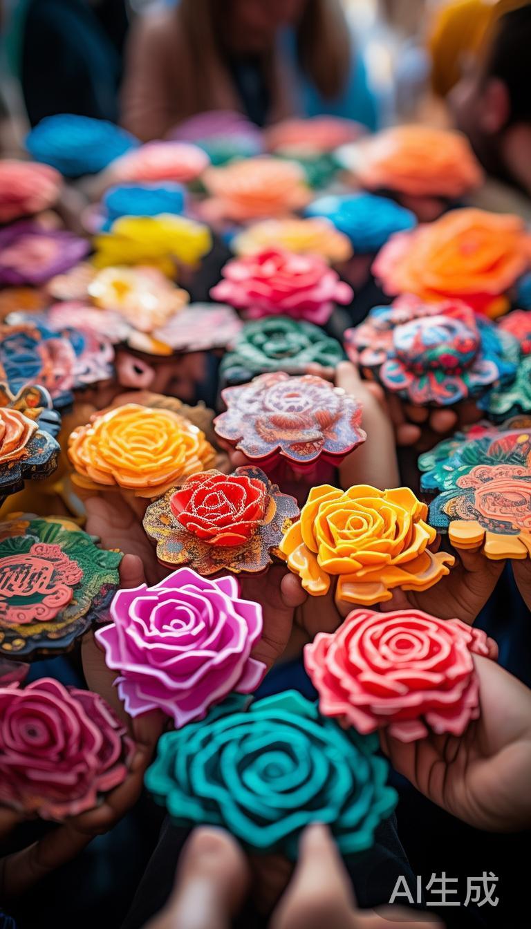 小红书同款粉丝玫瑰积木_粉丝玫瑰积木哪里买？插图